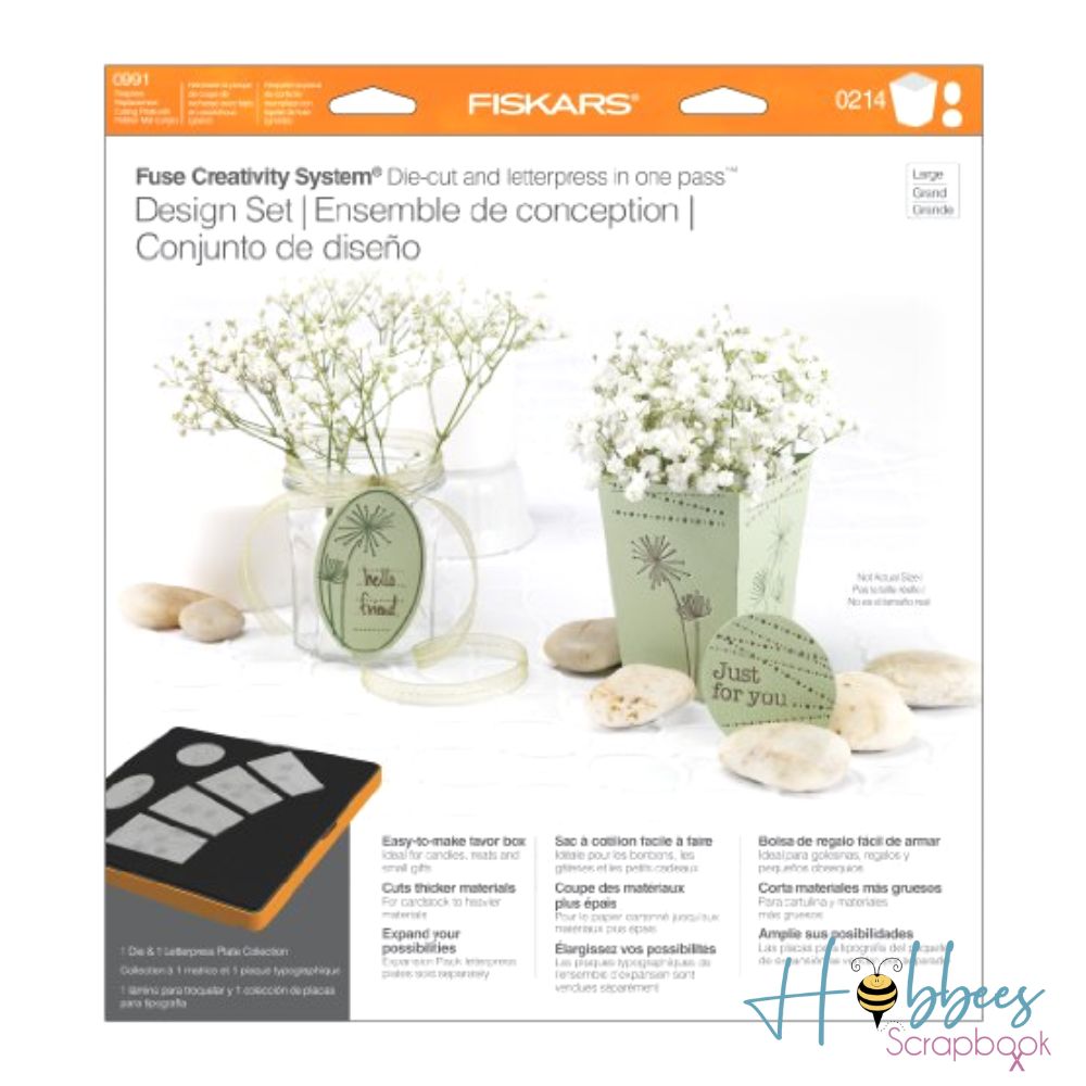Fuse Large Big Shot Pro Party Carton / Suaje de Corte Pro Cajita de Palomitas Descontinuado Fiskars