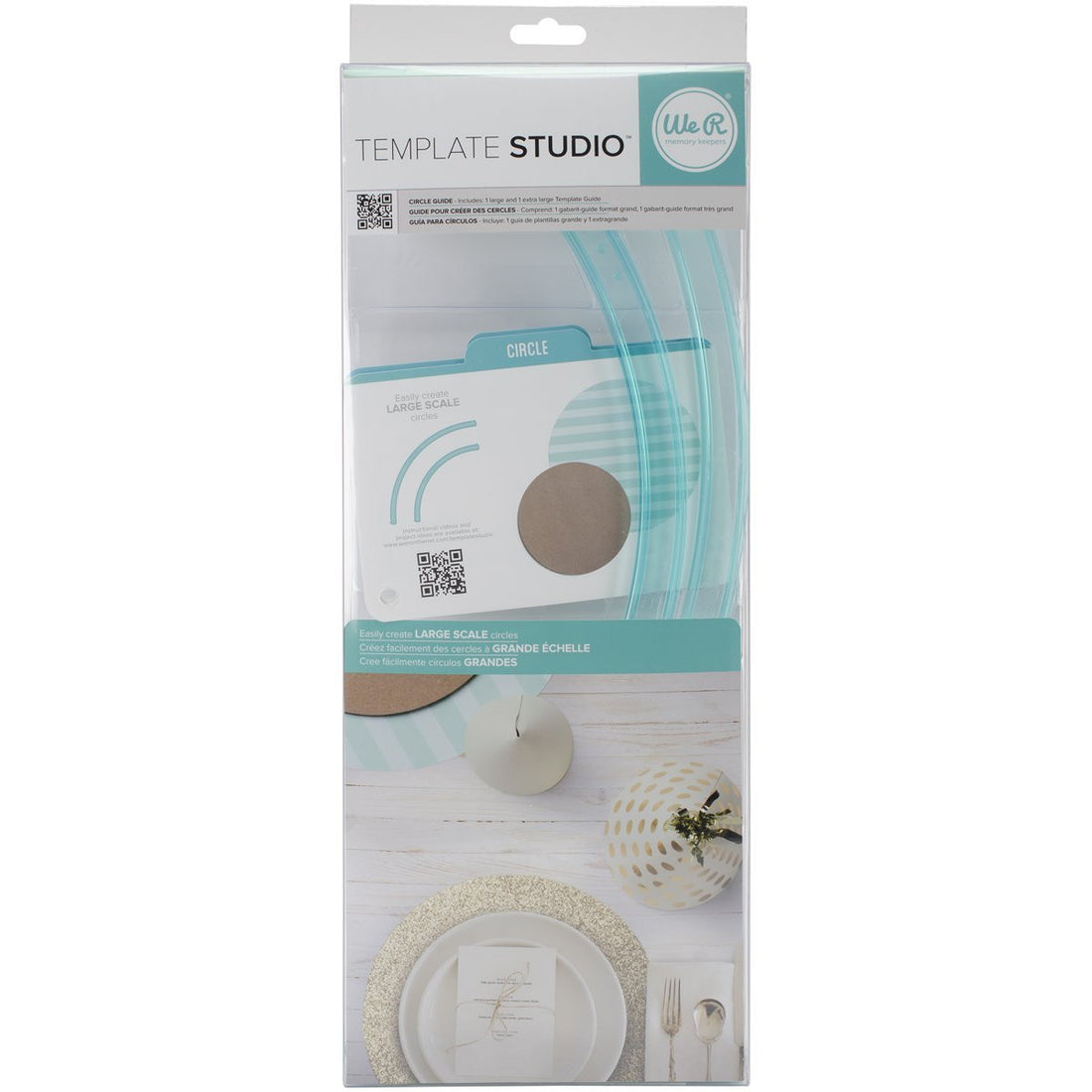 Template Studio Circle Guide  / Guía Para Círculos Herramientas We R Memory Keepers