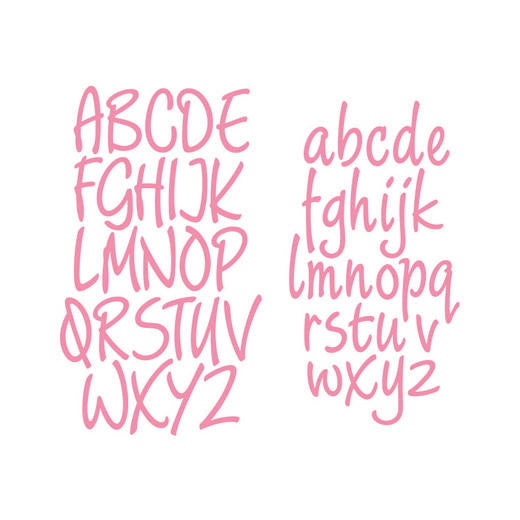 Die Cutting Alphabet / Suaje de Alfabeto (Mayúsculas y Minúsculas) Descontinuado Marianne design