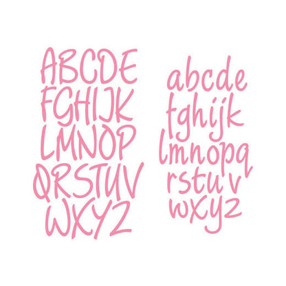 Die Cutting Alphabet / Suaje de Alfabeto (Mayúsculas y Minúsculas) Descontinuado Marianne design