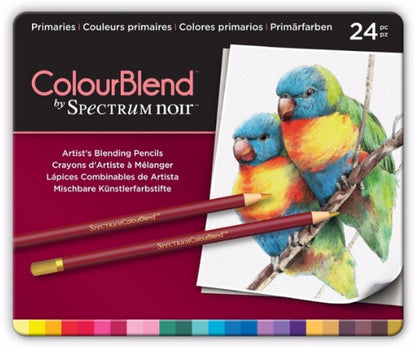 ColourBlend By Spectrum Noir Primaries Set 24 / Lápices de Colores Profesionales Colores y Plumones Crafter&