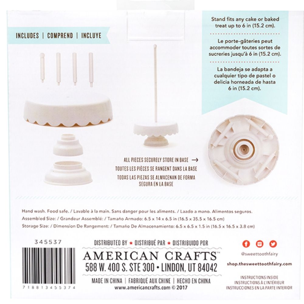 Mini Magic Sweet Stand / Base Mágica Para Donas y Postres Descontinuado American Crafts