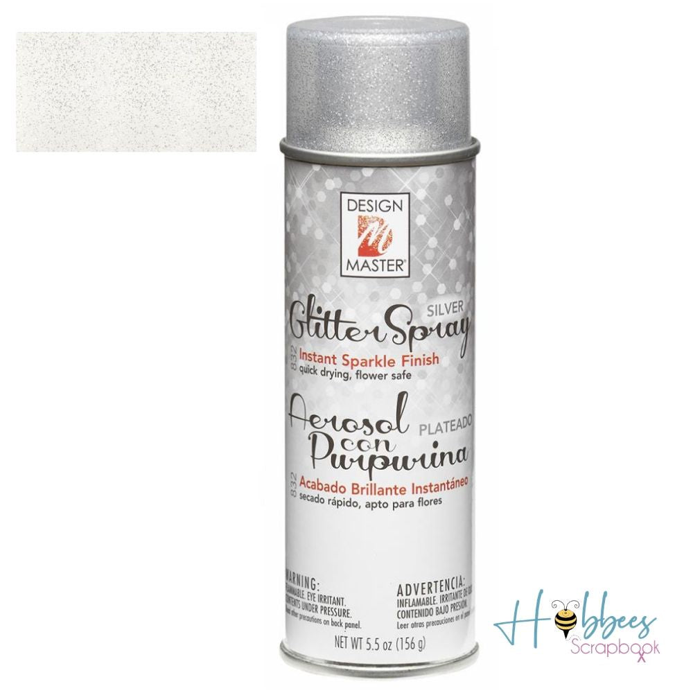 Silver Glitter Spray / Aerosol de Brillitos Plateados Descontinuado Design Master