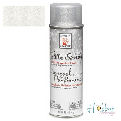 Silver Glitter Spray / Aerosol de Brillitos Plateados Descontinuado Design Master