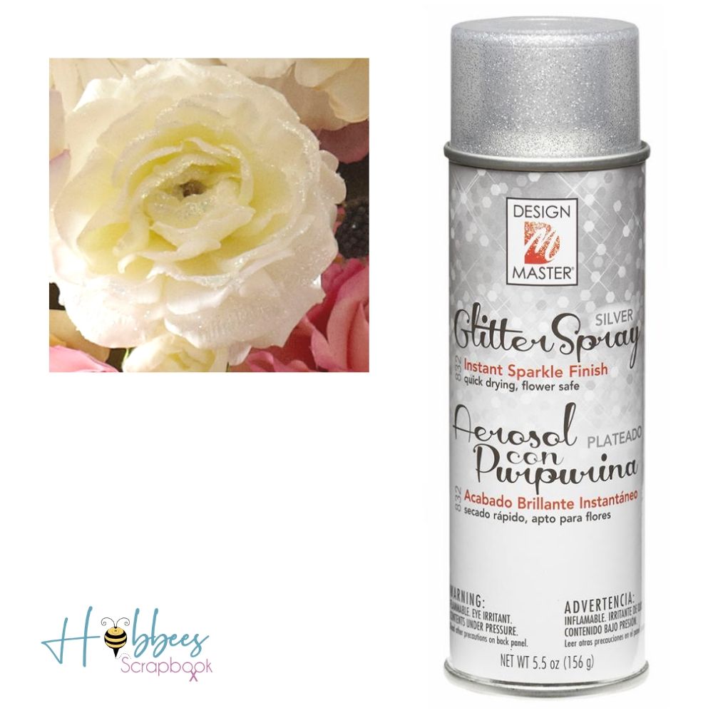 Silver Glitter Spray / Aerosol de Brillitos Plateados Descontinuado Design Master
