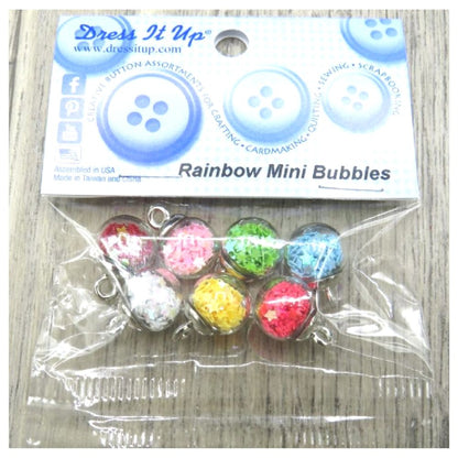 Rainbow Mini Bubbles Embellishments / Esferitas de Colores Descontinuado Dress It Up