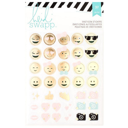 Memory Planner Stickers Emoticon / Estampas de Emojis Stickers Heidi Swapp