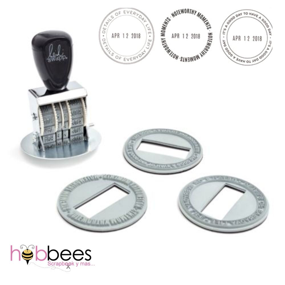 Memory Planner Magnetic Stamp / Sello Fechador Descontinuado Heidi Swapp