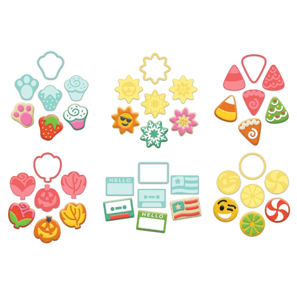 Shape Shifter Cookie Cutter & Stamp Set / Set Cortadores de Galletas y Sellos Repostería Sugarbelle