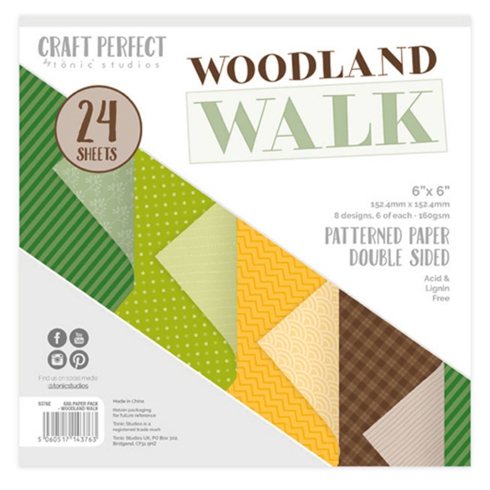Woodland Walk Double-Sided Paper Pad / Papel Doble Cara 6x6
