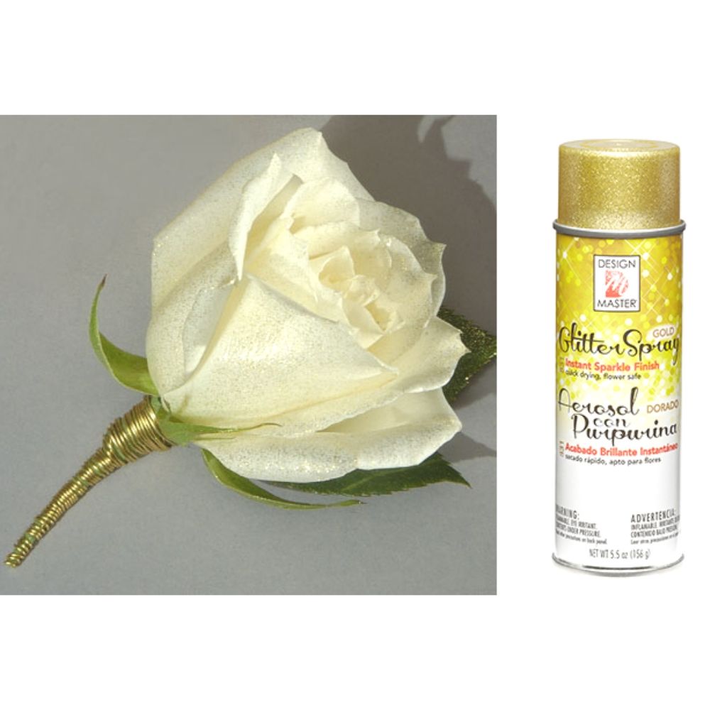 Gold Glitter Spray / Aerosol de Brillitos Dorados Descontinuado Design Master