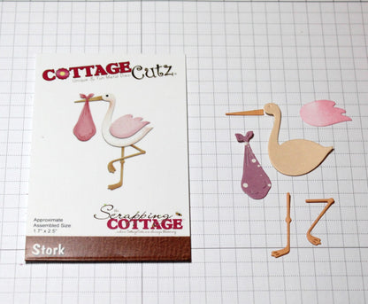Stork Die / Suaje de Cigueña Descontinuado Cottage Cutz