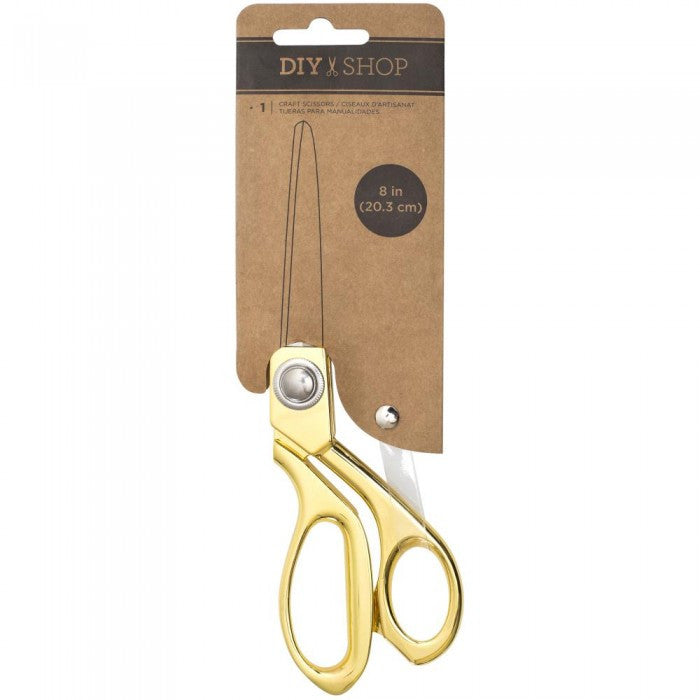 Cutup Scissors 8&quot; GOLD Metal / Tijeras Doradas Tijeras / Cutters American Crafts