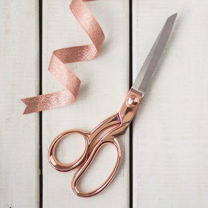 Cutup Scissors 8&quot; ROSE GOLD Metal / Tijeras Rosa Metálico Tijeras / Cutters American Crafts
