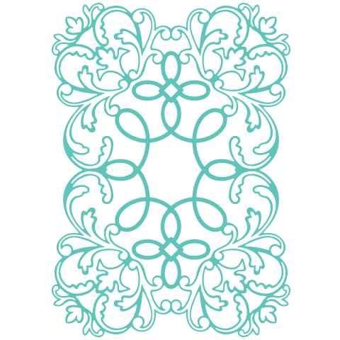 Flourish Emblem Cut and Embossing / Suaje de Corte y Realce Floreado Descontinuado Cuttlebug
