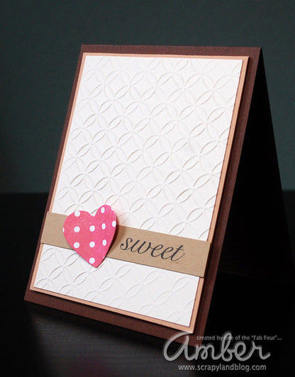 Embossing  Circle Interlock / Folder de Grabado Círculos Entrelazados Descontinuado Darice