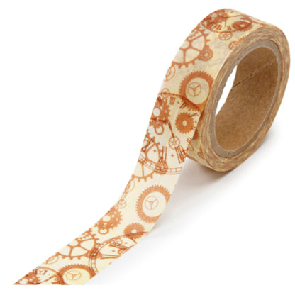 Cinta Adhesiva / Washi Tape Steampunk Descontinuado Darice