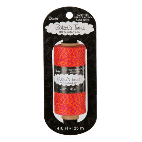 Bakers Twine Cotton Pink-Rose / Rollo de Hilo Twine 125 metros Rosa-Rosado Descontinuado Darice