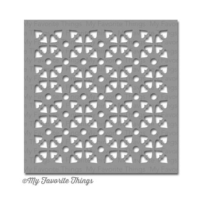 Tiled Hearts Stencil / Plantilla de Corazón Esténciles / Plantillas My Favorite Things