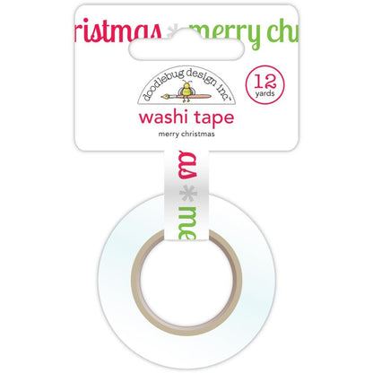 Cinta Adhesiva / Washi Tape Merry Christmas Descontinuado Doodlebug