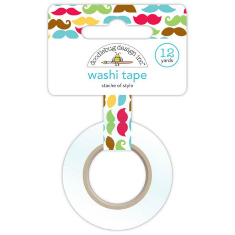 Cinta Adhesiva / Washi Tape Stache of Style Descontinuado Doodlebug