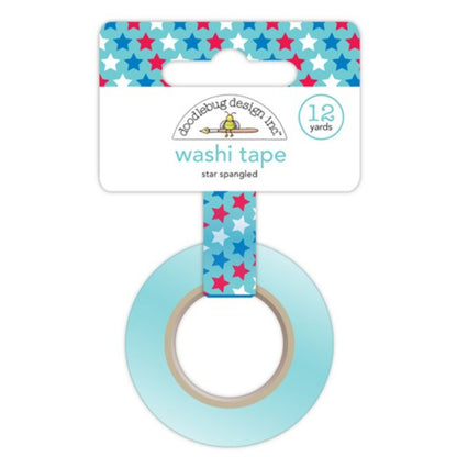 Cinta Adhesiva / Washi Tape Star Spangled Descontinuado Doodlebug