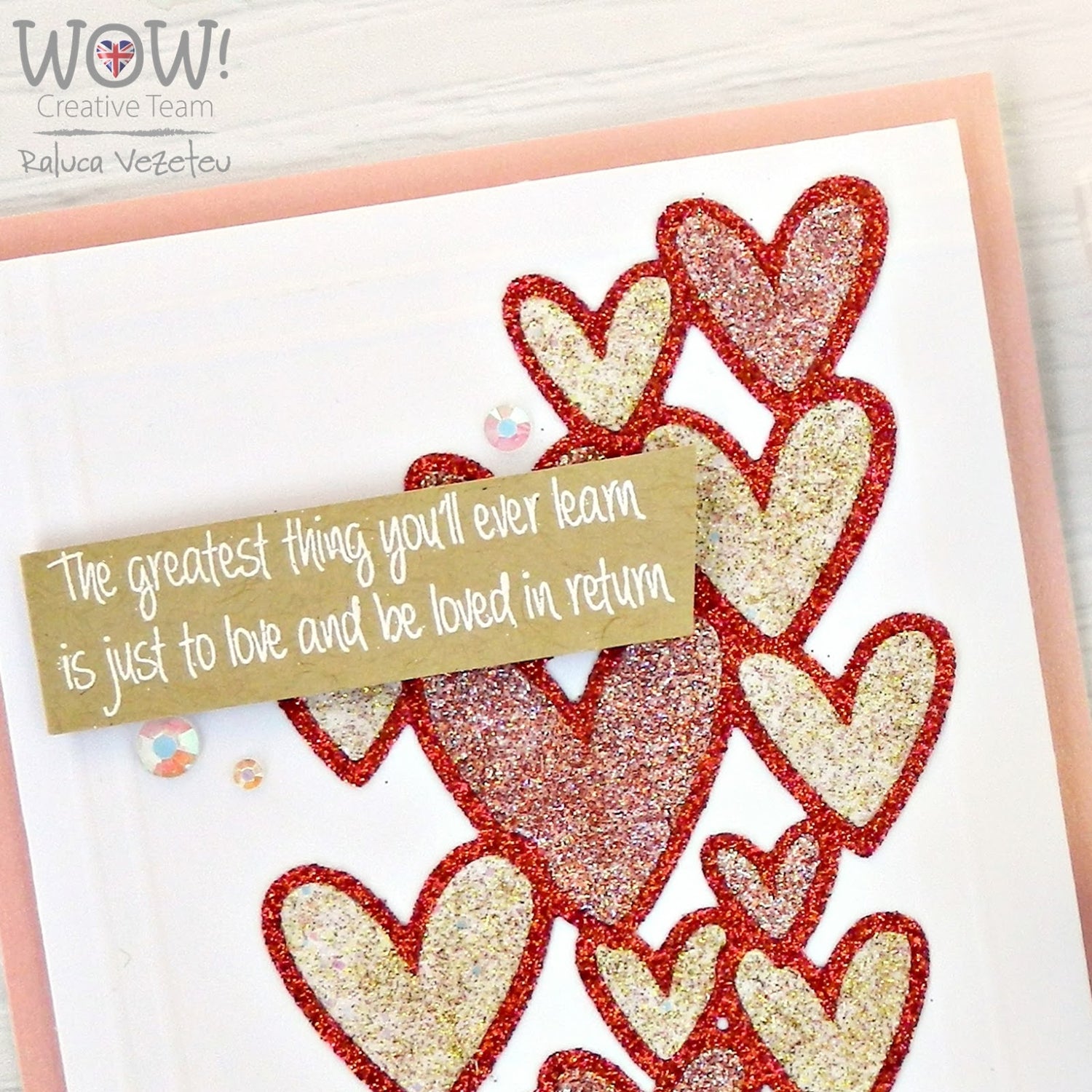 Peachy Keen Embossing Powder / Polvo de Embossing Durazno Descontinuado Wow!