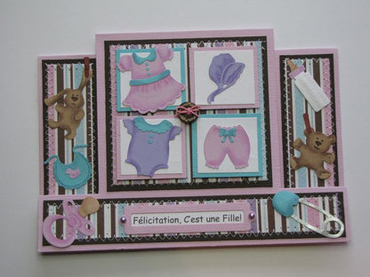 Diaper Pins Mini Die /  Suaje de Seguritos de Bebé Dados de Corte / Suajes / Troqueles Cottage Cutz