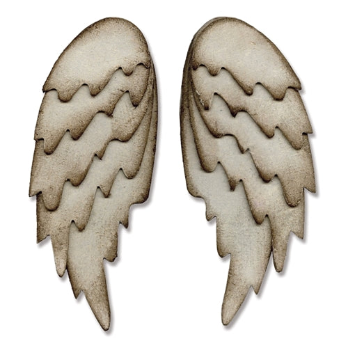 Bigz L Die Feathered Wings /  Suaje de Alas de Angel Descontinuado Sizzix