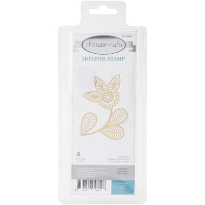 Hotfoil Stamp Tradicional Flor / Placa para Foil Flor Tradicional Dados de Corte / Suajes / Troqueles Ultimate Crafts
