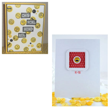 Emoji Stamps / Sellos de Polímero de Caritas Descontinuado BoBunny
