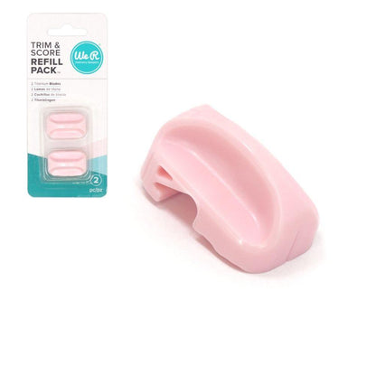Pink Trim &amp; Score Blade Refill Pack / Cuchillas de Repuesto para Trim Score board Rosa Repuestos We R Memory Keepers