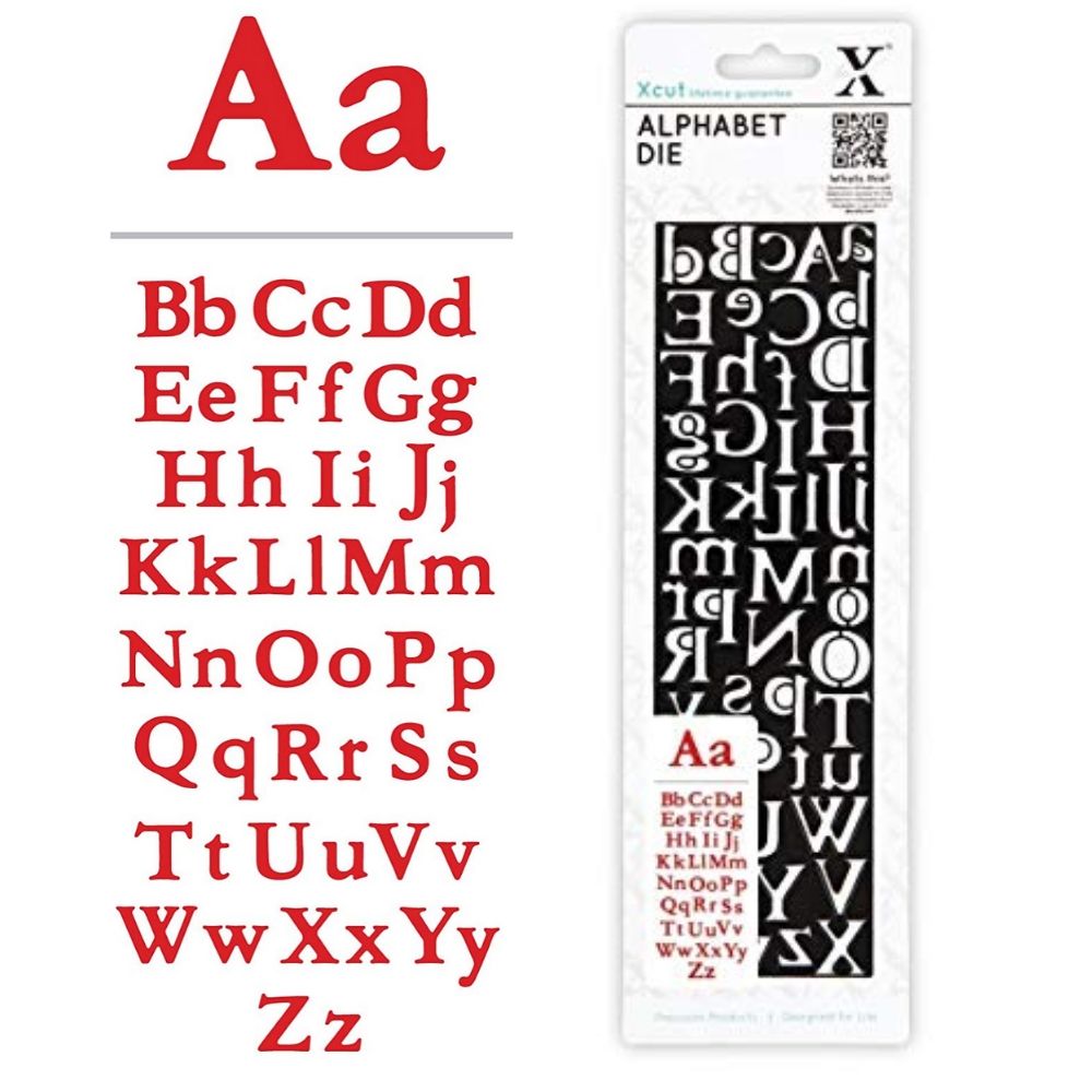 Suaje de Corte de Alfabeto / Centurion Alphabet Die Descontinuado XCut