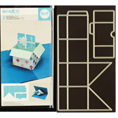 Pop up Gift Box Die  / Suaje de Caja de Regalo Explosiva Descontinuado We R Makers