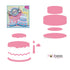 Birthday Cake Dies / Suajes de Pastel y Velita Dados de Corte / Suajes / Troqueles Marianne design