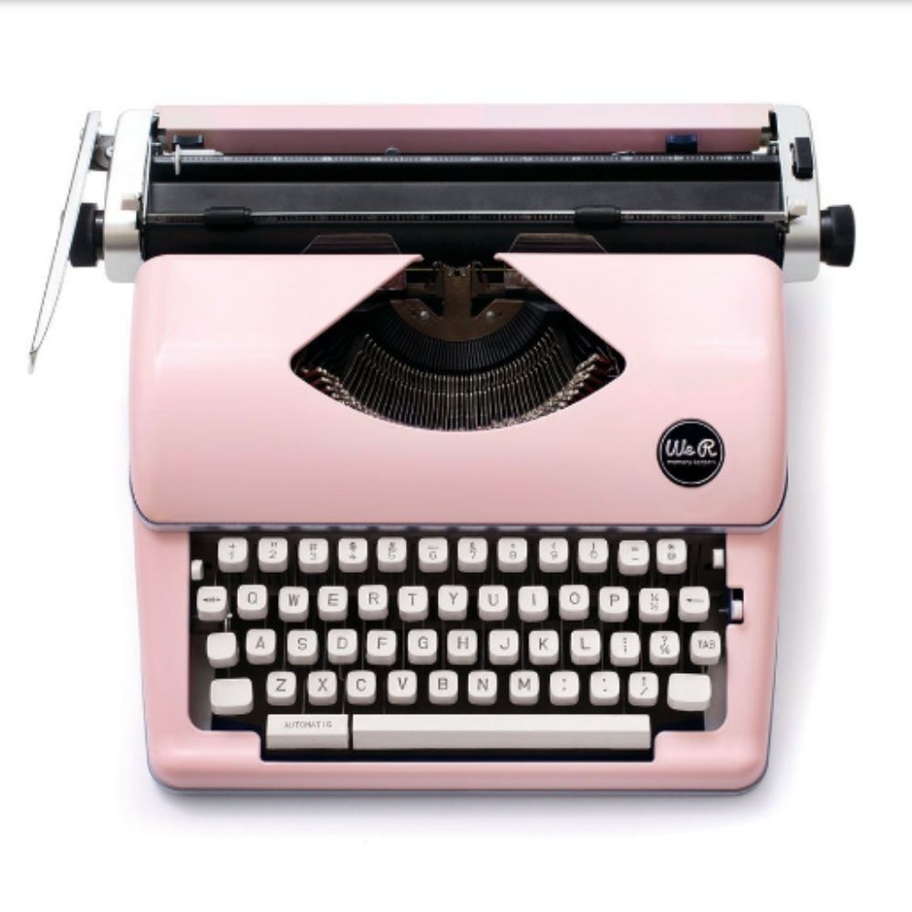 Typecast Typewriter Blush Pink Kit  / Máquina de Escribir Rosa con Extras Descontinuado We R Memory Keepers