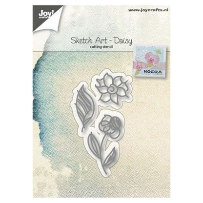 Sketch Art Daisy Dies / Suaje De Margarita Descontinuado Joy Crafts