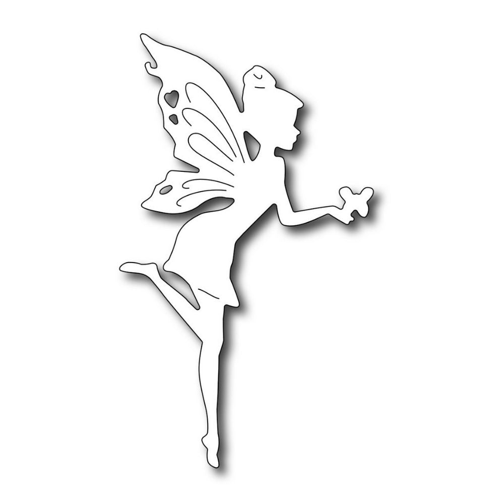 Pretty Silhouette Fairy Die / Suaje de Hada Descontinuado Frantic Stamper