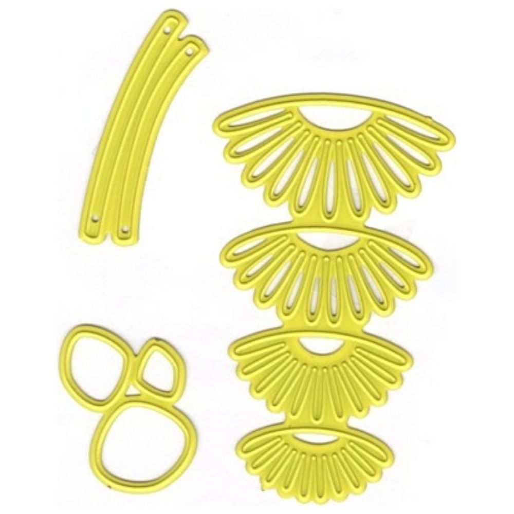 Cut-emboss Die Sunflower / Sueje Realce Girasol Dados de Corte / Suajes / Troqueles Joy Crafts