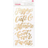 Thickers Wildflower Foil Stickers / Estampas Gruesas de Frases en Foil Dorado Stickers American Crafts