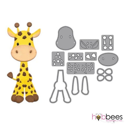 Giraffe Die / Suaje de Corte Jirafa Descontinuado Elizabeth Craft Designs