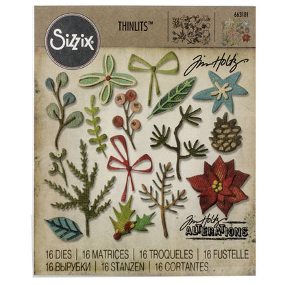 Thinlits Dies Funky Festive / Suaje Festival Floral Descontinuado Sizzix