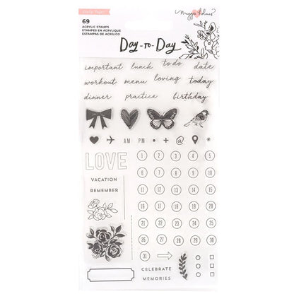 Day-To-Day Planner Clear Stamp Set / Sellos para Agendas Sellos Maggie Holmes