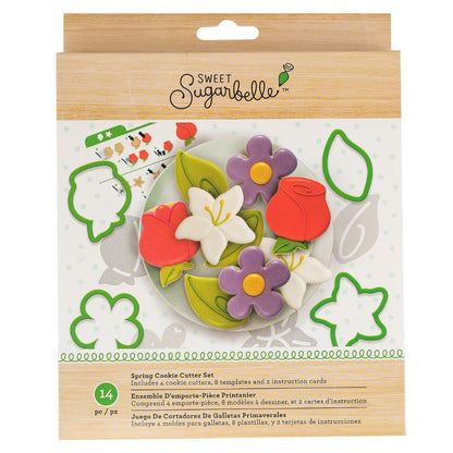 Cookie Cutter Spring Set  / Set Cortadores Galletas de Flores Primaverales Repostería Sugarbelle