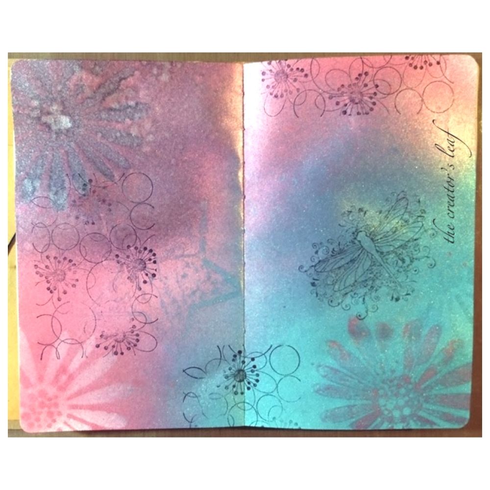 Color Shine Pack 2  / Kit de 6 Tintas en Spray con Brillitos  Heidi Swapp