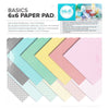 Basics Double-Sided Paper Pad / Papel Doble Cara Básicos 6x6 Papel We R Memory Keepers