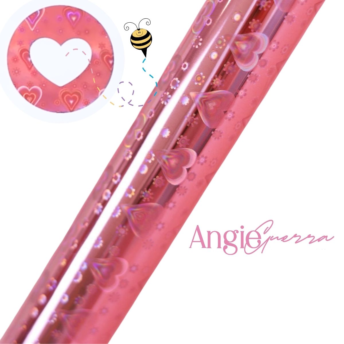 Foil para Tinta Toner Sweet Love 10m. Foil Reactivo Angie Guerra