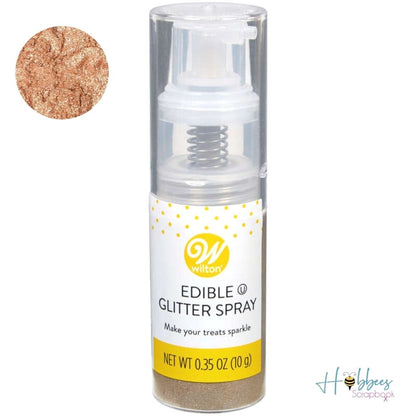 Edible Glitter Spray Rose Gold / Glitter con Atomizador Comestible Oro Rosa Descontinuado Wilton