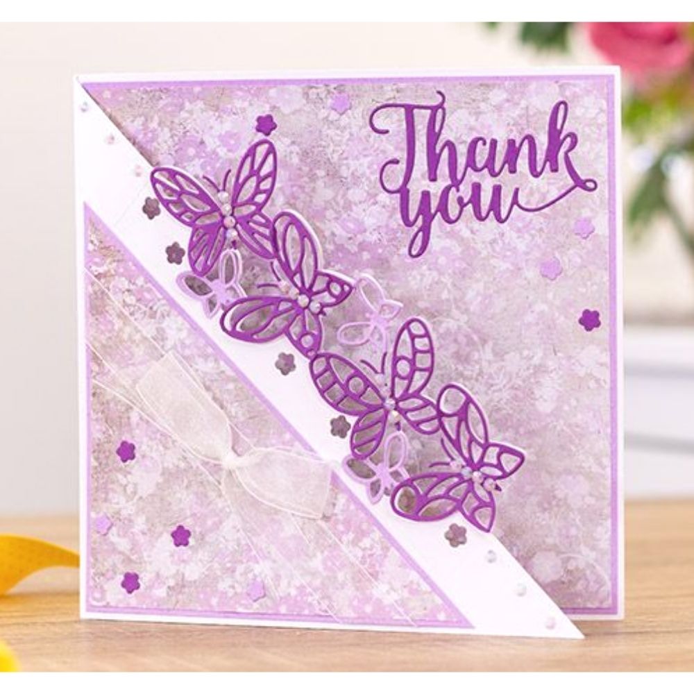 Butterfly Breeze Edge Die / Suaje de Borde de Mariposas Descontinuado Crafter&