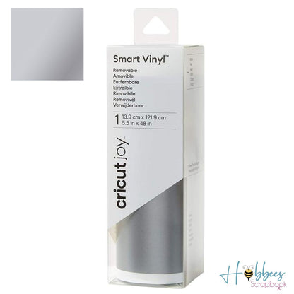 Smart Vinyl Removable Silver Mat / Vinil Removible Plata Mate Viniles Cricut